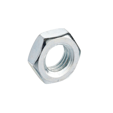 M4 Locknut/halfnut Zinc Plated '2.2mm thick'